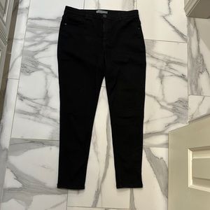Wit & Wisdom High Rise Skinny Black Jeans